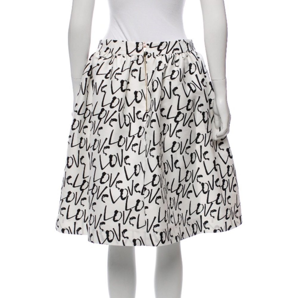 Kate spade black & white ball skirt Love